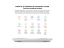 Báscula oficial Xiaomi Body Composition Scale S400, 25 indicadores de salud, medición de impedancia bioeléctrica de doble frecuencia