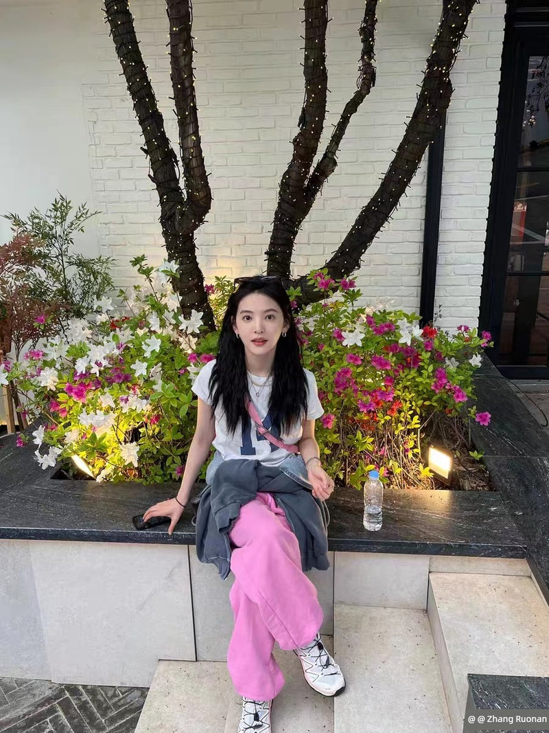 BM Official Website Summer New Print Short Sleeve Retro T-shirt