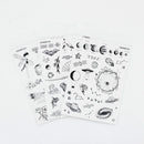 Face Tattoo Bull Head Face Sticker Neck Hand Back Cool Design Sexy Body Art Waterproof Temporary Tattoo Sticker for Man Woman