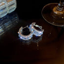 New Fashion Geometry Earrings  Earrings for Women Golden Zircon Dangle Earrings Valentines Day Anniversary Birthday Jewelry Gift