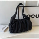 Nylon Cloth Bag Women Tote Bag Large Capacity Summer 2024 New All-Match Ins One-Shoulder College Student Class Bag Lady Handbag