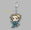 Hot Horror Game Chibis Keychains for Accessories Bag Cute Jimmy Curly Anya Sallyface Keyrings Jewelry Friends Gamer Gaming Gifts