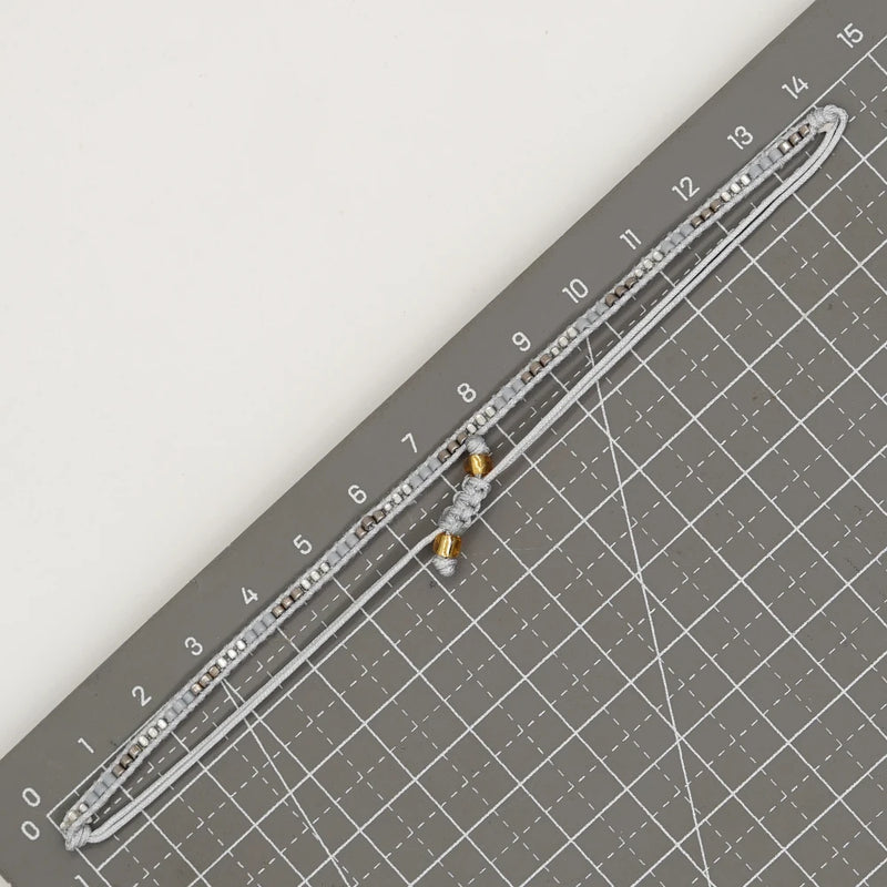 Women Miyuki Seed Beaded Bracelet Boho Jewelry Handmade Gift Rope Chain Charm Bracelets for Teen Girl Friendship Pulsera