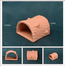 Fish Tank Landscaping Clay Pot Shrimp Cixi Dodging Tank Breeding Fish Nest Shaped Rock Aquarium Supplies