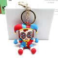 Magical Digital Circus Pomni Jax Silicone Cartoon Keychain Toy Theater Rabbit Doll Filling Toy Children's Christmas Gift