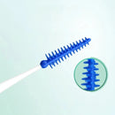 Interdental Silicone Brushes 200 Units Dental Toothpicks Brush Between Teeth With Thread Oral Cleaning Tools