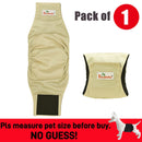1 Pc Washable Male Dog Diaper Reusable Pet Sanitary Pants Hight Absorbent Leak Proof Nappy Belly Band Wrap for Small Breed Dogs