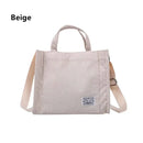 New Minimalist Corduroy Small Square Handbag Fashionable And Trendy Women's Shoulder Bag Versatile Handbag