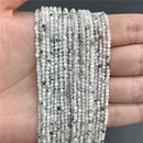 Purple Gem Beads Small Round Faceted Crystal Stone Beads Amethysts Crystal Mica Loose Beads For Jewelry Making DIY Necklace 15"