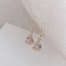 Exaggerated Luxury Crystal Flower Stud Earrings Women's Temperament Elegant Fashion Design Wedding Party Jewelry Valentine Gifts