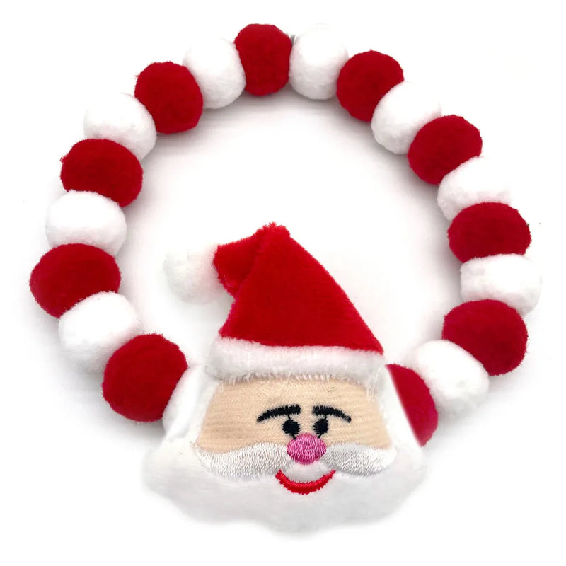 20pcs Christmas Cute Ball Collars Small Dog Bow Ties Neckties Dog Supplies Grooming Accessories for Small Middle Large Dog