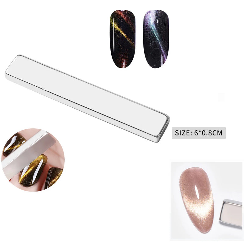 10ml Flamingo Red Magnetic Cat eye Gel Gemstone Glitter Cat Eye Gel Polish Semi-permanent UV LED Cateye Nail Varnish Manicure