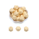 Kovict 14/17mm 10pcs Hexagon Silicone Beads For Jewelry Making Silicone Bead To Make Bracelets Necklace Making Accessories