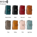 High Quality Women Wallet RFID Anti-theft Leather Wallets For Woman Long Zipper Large Ladies Clutch Bag Female Purse Card Holder