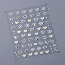 1 pc 5D Embroidery Bee Nail Art Sticker Embossed Butterfly Insect Nail Sticker High Quality Nail Art Design Decoration Sticker