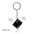 Anime Death Note Keychain Double L Black Notebook Pendant Keyring Cospaly Key Props for Women Men Jewelry Gifts Accessories