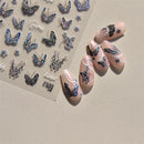 1 pc 5D Embroidery Bee Nail Art Sticker Embossed Butterfly Insect Nail Sticker High Quality Nail Art Design Decoration Sticker