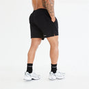 2024 New cotton black men's shorts Streetwear casual five-cent pants Jogger gym fitness exercise fashion sweatpants
