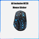 for Logitech M720 Mouse Grip Tape Skate Handmade All inclusive Sticker Professional Non Slip Lizard Skin Suck Sweat Pad