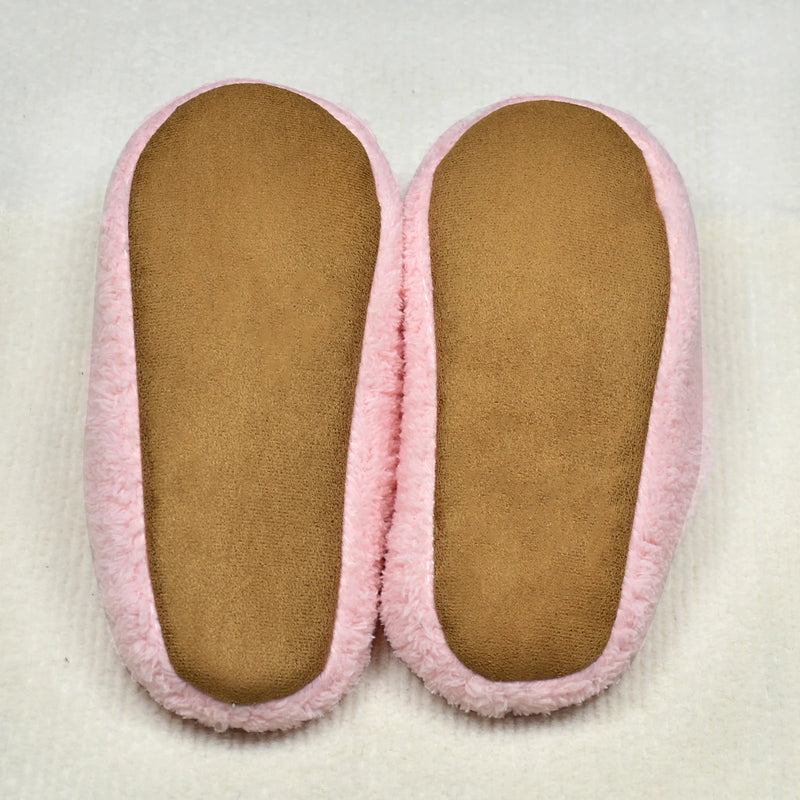 Winter Heart-Shaped Women's Slippers Love Soft Sole Mute Shoes Indoor Comfortable Cute Silent Carpet Light Living Room Shoes