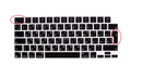 Russian language for 2024-2021 M3 M2 MacBook Air 15" (A3114 A2941) MacBook Air 13.6" (A3113 A2681) Silicone Keyboard Cover Skin