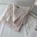 Pure Color Twist Knit Wool Blends Scarf Autumn Winter Lady Men Neckerchief Lovers Student Soft Warm Pashmina Shawl Muffler