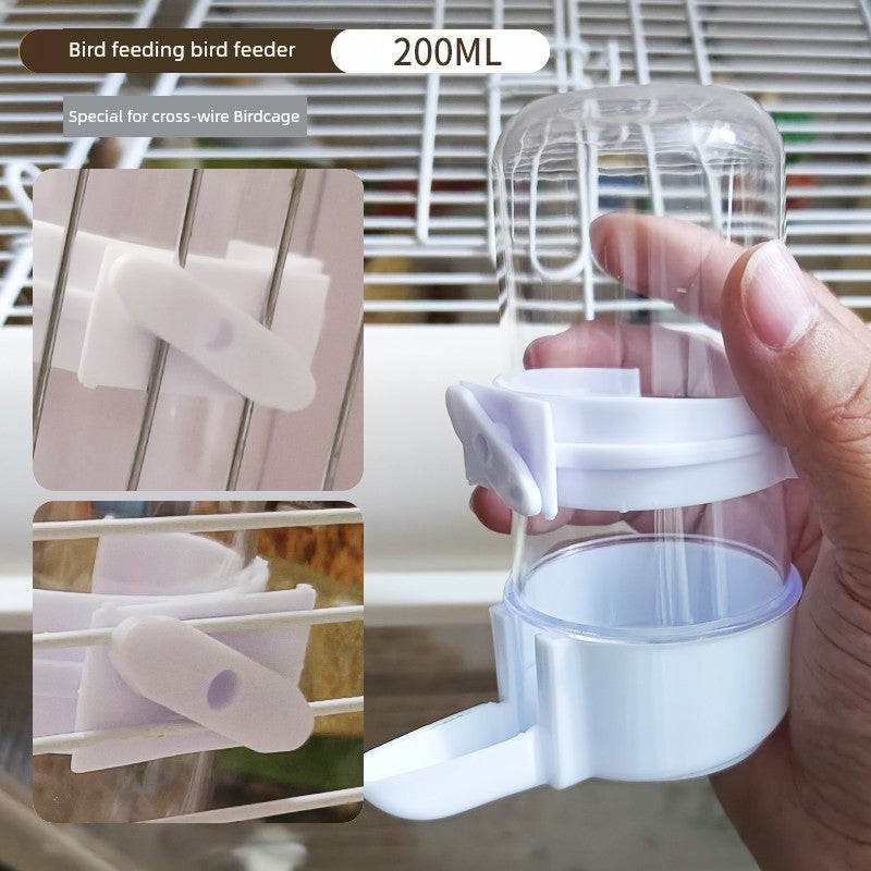 Automatic Parrot Bird Cage Accessories Water Fountain