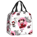 Cartoon Anime Pucca Lunch Bag Women Cooler Warm Thermal Insulated Lunch Box for Work School Office Picnic Food Tote Bags