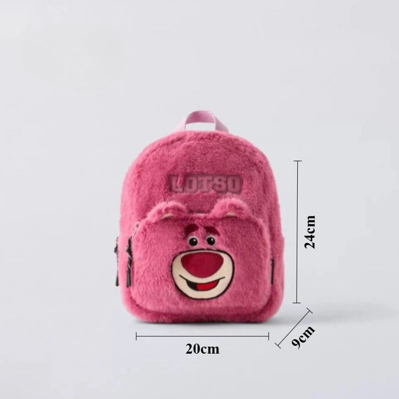 Disney Mickey Mouse Cartoon Fashion Backpack Women's Minnie Canvas School Bag Fashion Large Capacity Backpack Girls Mochila