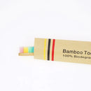 10Pcs Children Bamboo Toothbrushes Soft Bristles Child Toothbrush Eco Friendly Biodegradable Wooden Handle Teeth Whitening Brush