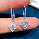 2024 New Bride Engagement Wedding Jewelry Elegant Shiny Mosan Diamond Beautiful Gift Milan Girl Fashion Pendant Earrings