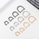 1Pcs Open Screw D Ring Buckle Shackle Clasp for Leather Craft Bag Strap Belt Handle Shoulder Webbing Metal Detachable Buckle