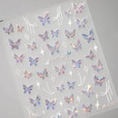 1 pc 5D Embroidery Bee Nail Art Sticker Embossed Butterfly Insect Nail Sticker High Quality Nail Art Design Decoration Sticker