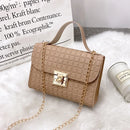 Ladies hand bags Women's bag Chain crossbody bag Simple and fashionable portable small square bag mini bag  tote bag