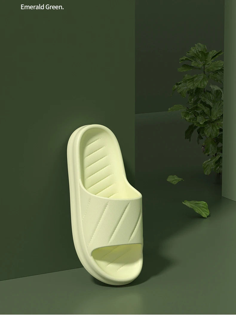 Women's Indoor Non-slip Slippers Couple Home Slides EVA Soft Sole Light Weight Summer New Lovers Leisure Shower Shoes