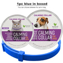Pet Calming Collar for Cats Effective Relief Reduce Anxiety Stress Pheromones Relaxing Breakaway Collar for Kittens Puppies Dogs
