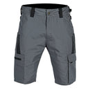 Mens Cargo Shorts Summer Tactical Cropped Trousers Outdoor Waterproof Multi-pocket Bermudas Pants Camo Ripstop Hiking