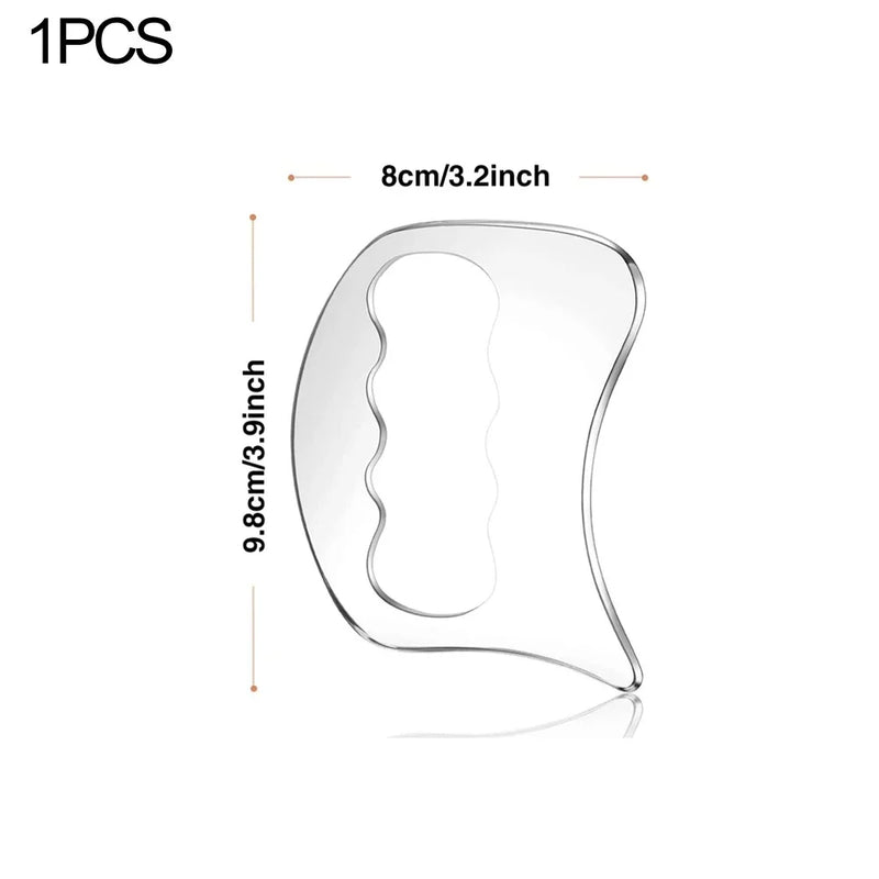 1/2/4/5/7pcs Stainless Steel Gua Sha Scraping Massage Tool IASTM Tools Help Relieve Sore Muscles,Soft Tissue Mobilization Tool