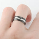 SOHOT  Titanium Steel Variety Couple Ring Jewelry For Lovers' And Unisex Punk Fashion Simple Travel Wedding Party Gift Wholesale