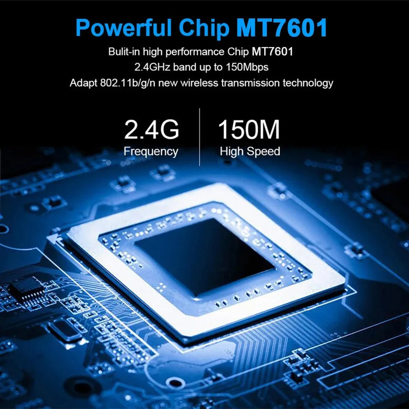 Mini WIFI 6 Adapter 150M/300M Network Card USB Dongle 2.4GHz 802.11AX Signal Reception For PC Laptop Windows 10/11 Driver Free