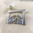 New Creative Design Brooch For Christmas Collection  When A  Child  Is  Born Memorial Pins