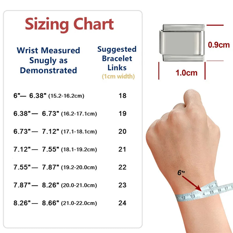 3D Charm Bracelet Rabbit Sun Flower Moont Italian Charm Links Fit 9mm Bracelet Stainless Steel Jewelry DIY Making Birthday Gift