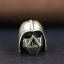 Biochemical Soldier Helmet Brass Knife Beads EDC DIY Paracord Woven Lanyard Keychain Pendants Accessories Outdoor Tools Supplies