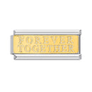 GEMOSA New Personalized Signature Words Italian Charms Link Fit 9mm Stainless Steel Bracelet Making DIY Jewelry for Women Men