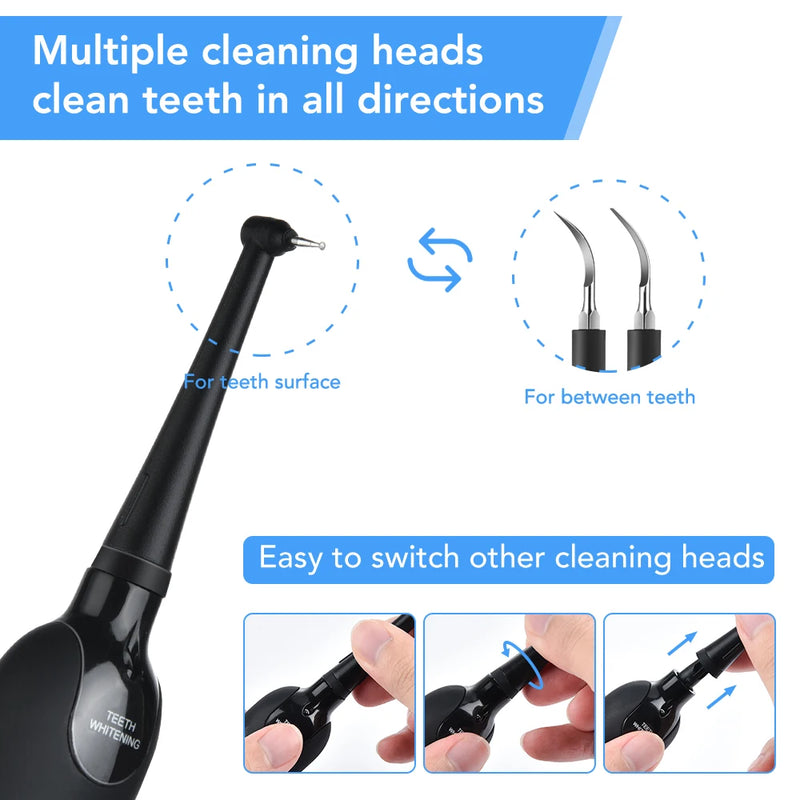 Household Electric Sonic Scaler Dental Cleaner Tartar Stains Calculus Remover Teeth Whitening Cleaning Tools Oral Care Dropship