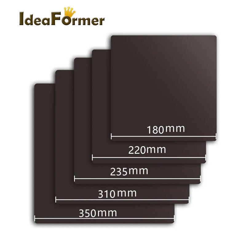 3D Printer Magnetic Base With 3M Adhersive 180/220/235/300/310/350mm Magnetic Sticker for 3D Printer Platform Bed Ender 3 Voron