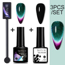 LILYCUTE 7ML 9D Cat Magnetic Gel Polish Set Semi Permanent Soak Off UV LED Glitter Nails Magnet Stick Black Gel Needed