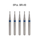 5Pcs/Bag Dental Diamond Burs Drill FG 1.6mm Bur For High Speed Handpiece Denspay Dental Bur Polishing Whitening Lab Material