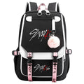 New Street BoyUSBBackpack Animation School Bag Teenagers Canvas Notebook Backpack