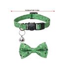 Dog Collar With Bowtie Halloween Removeable Bow Tie With Ringing Bell Dogs Cats Costumes Accessories For Traveling Photography